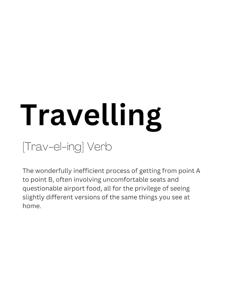 Travelling Definition Meaning