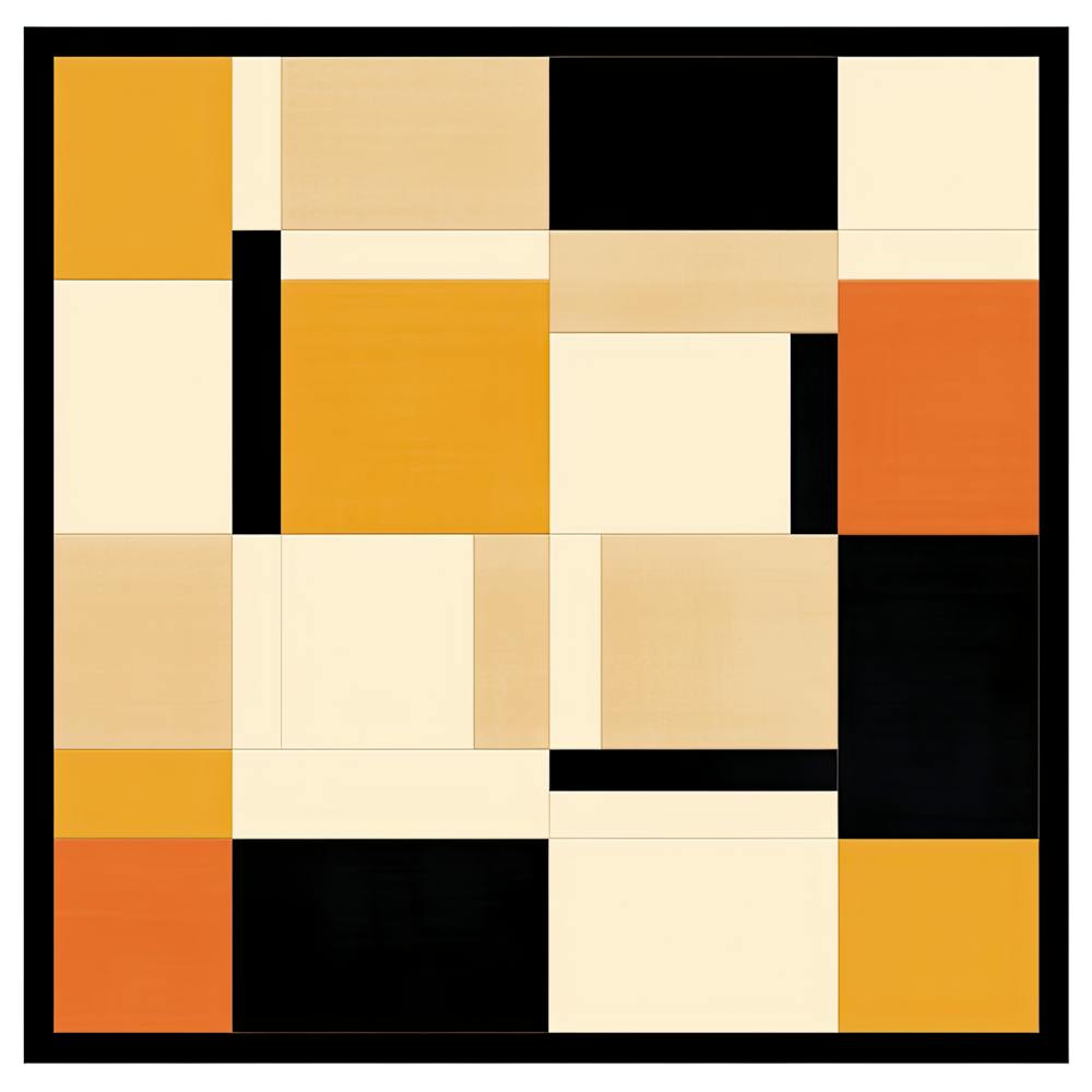 Squares Sonata: Mid Century Geometric