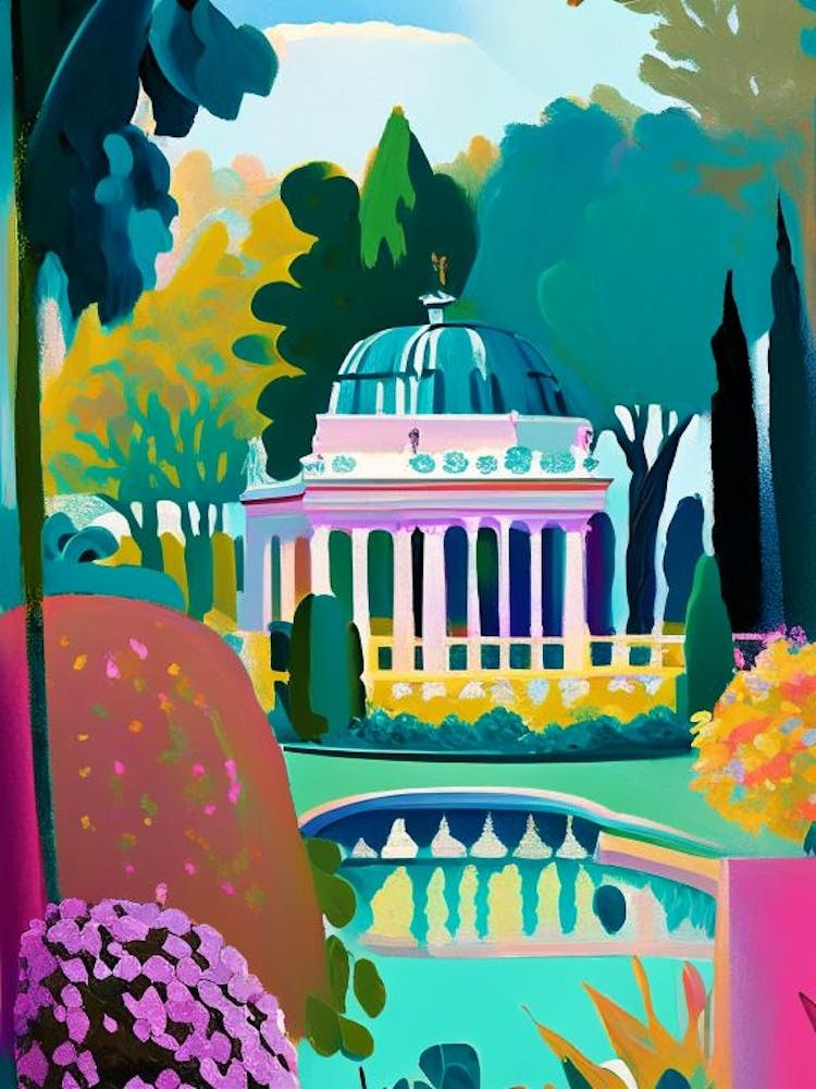 Schönbrunn Palace Gardens, 1, Austria Abstract Still Life