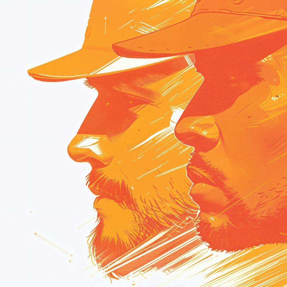 Portrait Of Two Baseball Players