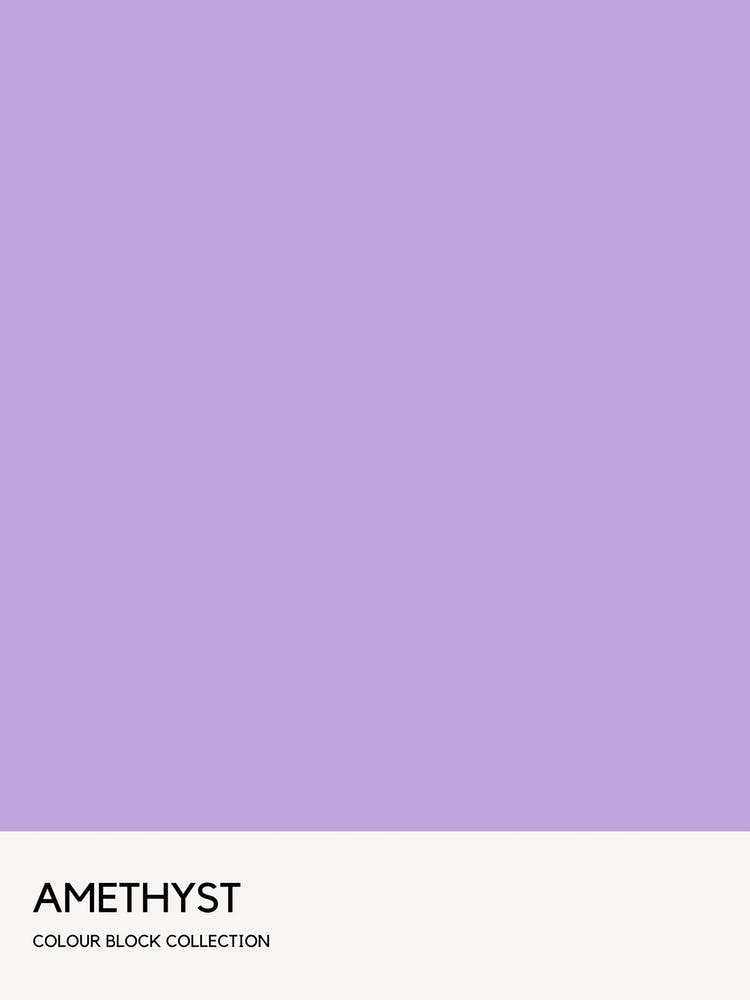 Amethyst Colour Block Poster