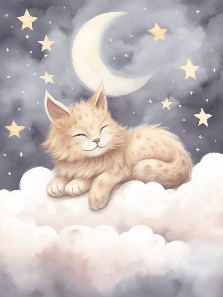 Sleeping Baby Lynx
