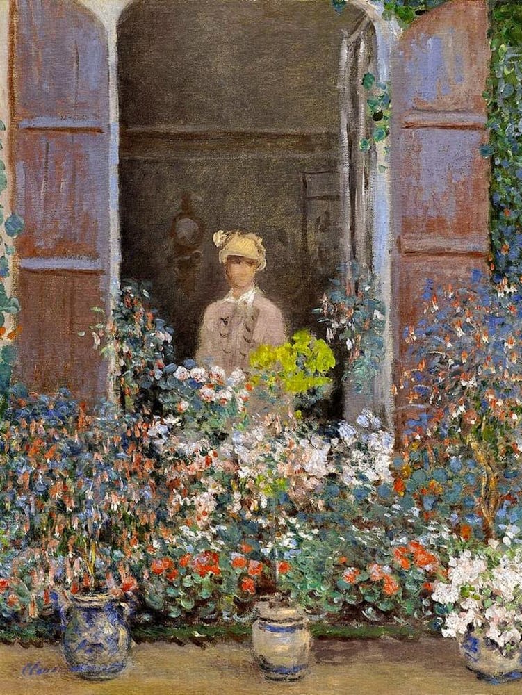 Claude Monet, Camille at the Window, Argenteuil 1873
