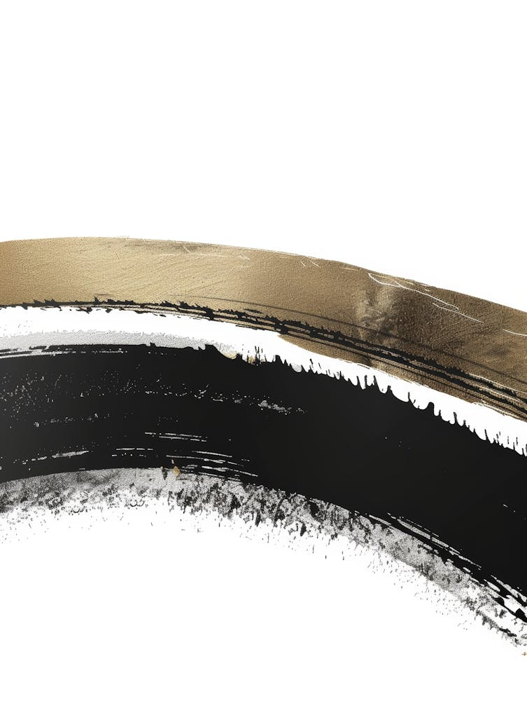 Abstract - Gold And Black 1