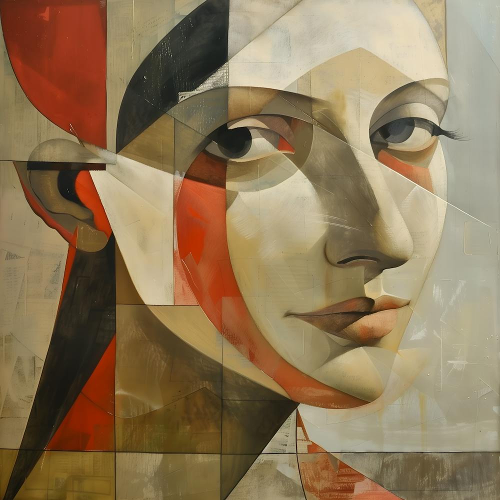 Abstract Of A Woman