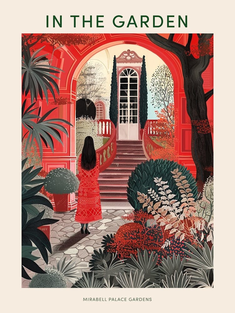 In The Garden Poster Mirabell Palace Gardens Austria 2