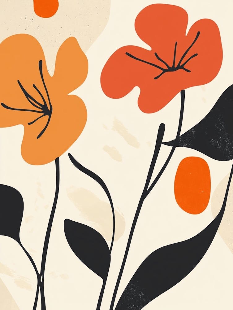 Orange Flowers 2