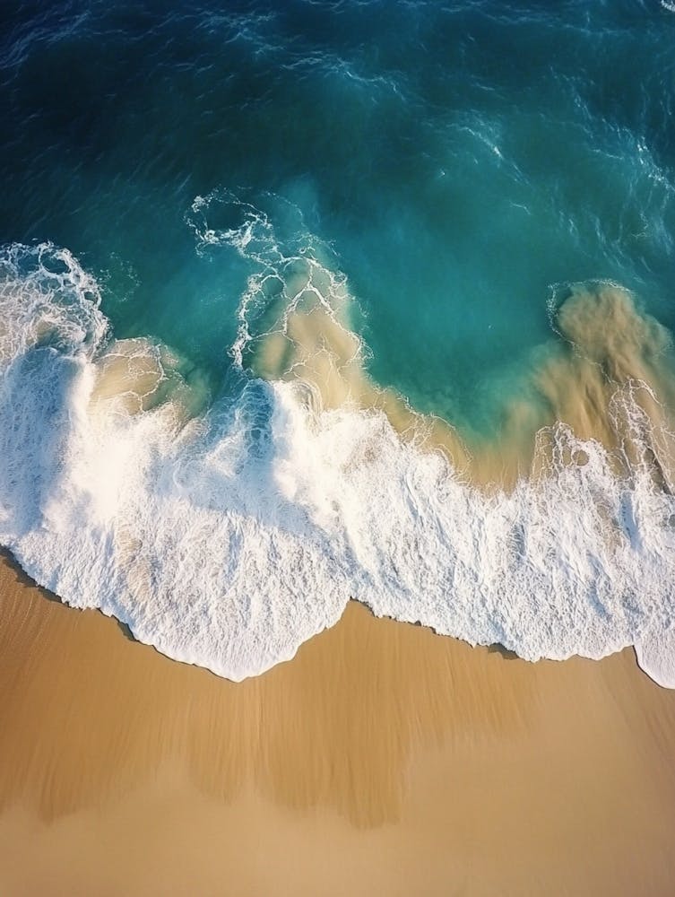 Aerial View Of A Beach 120