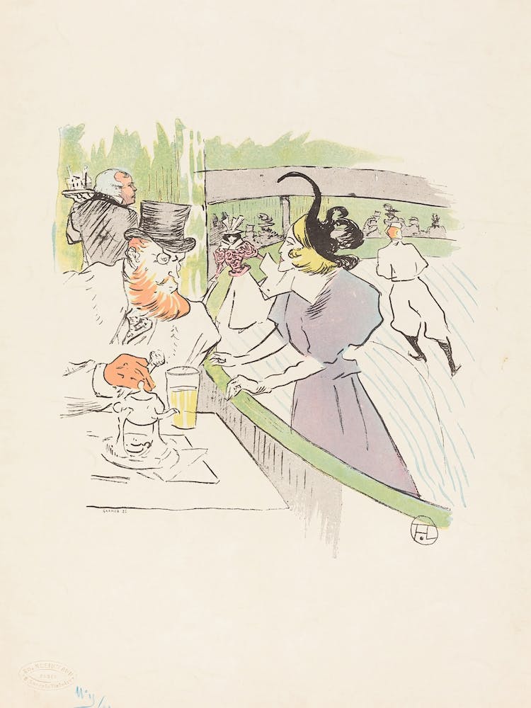 The Skating Professional Beauty (1896), Henri de Toulouse-Lautrec