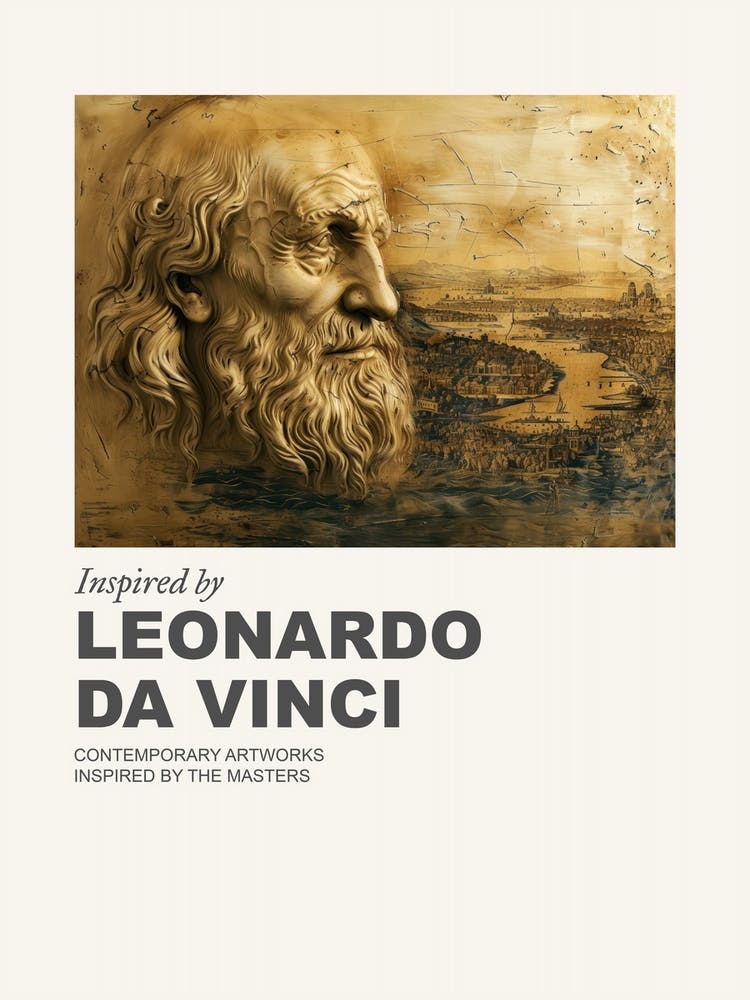 Museum Poster Inspired By Leonardo Da Vinci 2