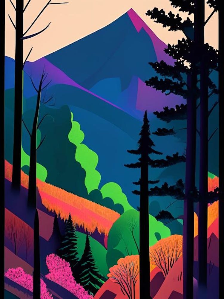 Great Smoky Mountains National Park United States Of America Pop Matisse
