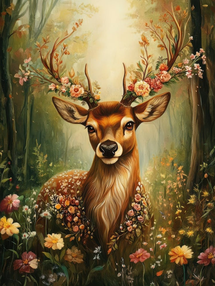 Deer In The Forest 4