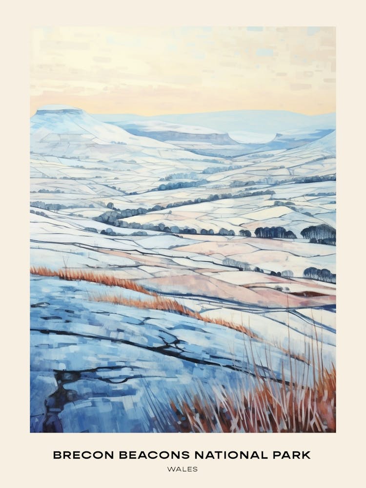 Brecon Beacons National Park Wales 3 Poster