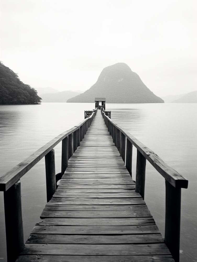 Langkawi, Malaysia, Black And White Old Photo 4