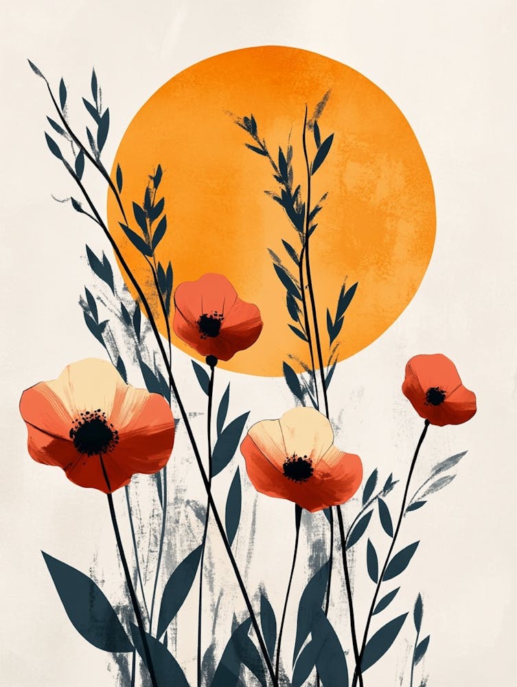 Poppies In The Sun