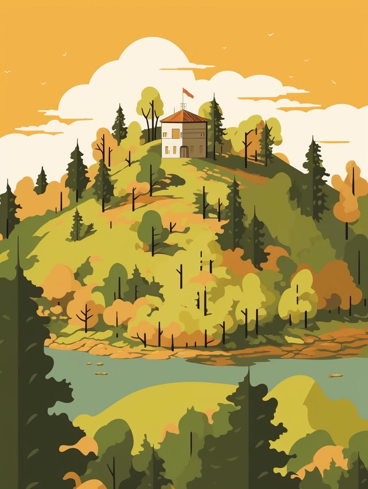Lithuania 2 Travel Illustration