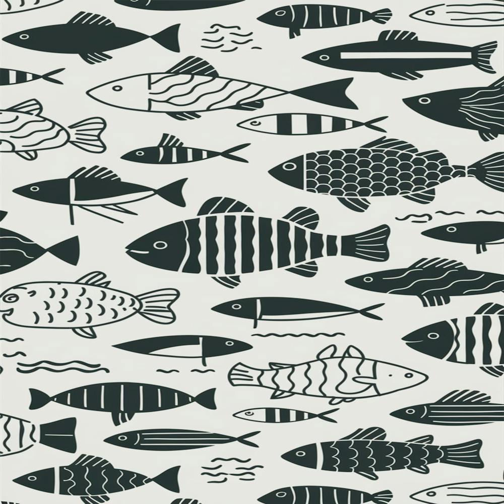 Black And White Fish