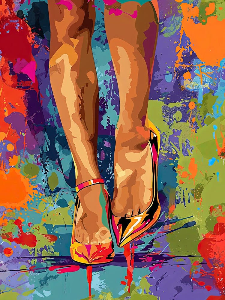High Heel Painting