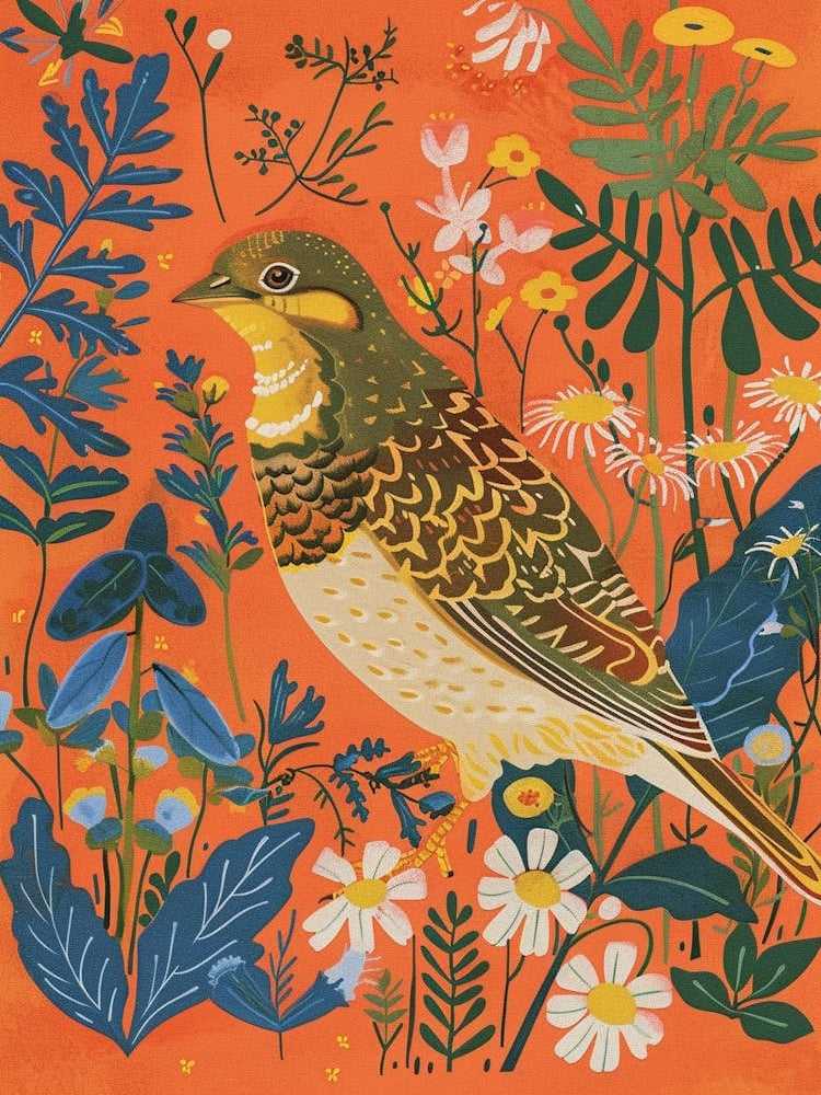 Spring Birds Partridge 2