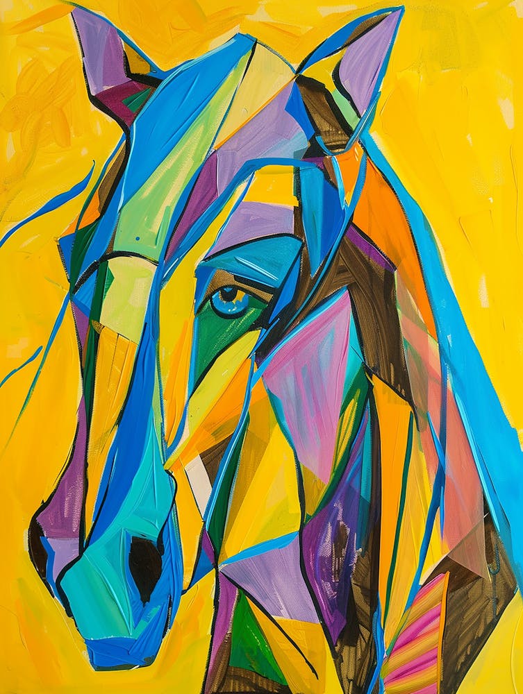 Abstract Horse Painting 6
