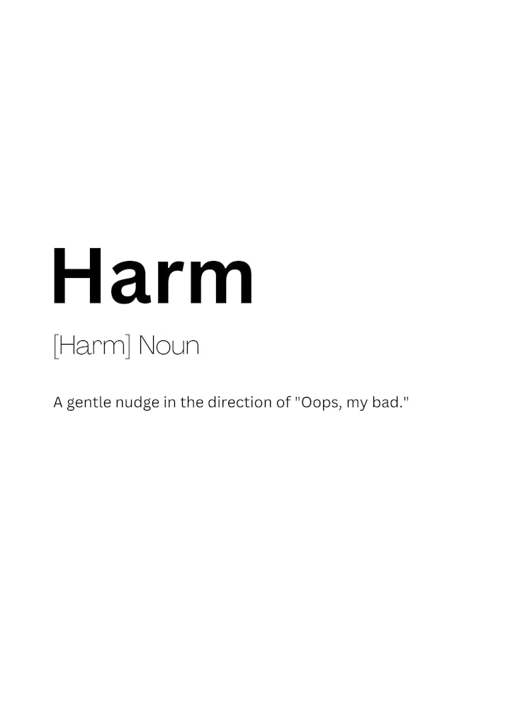 Harm Definition Meaning