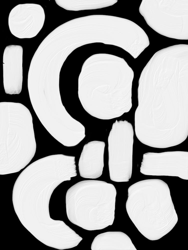 Monochrome Abstract Painting
