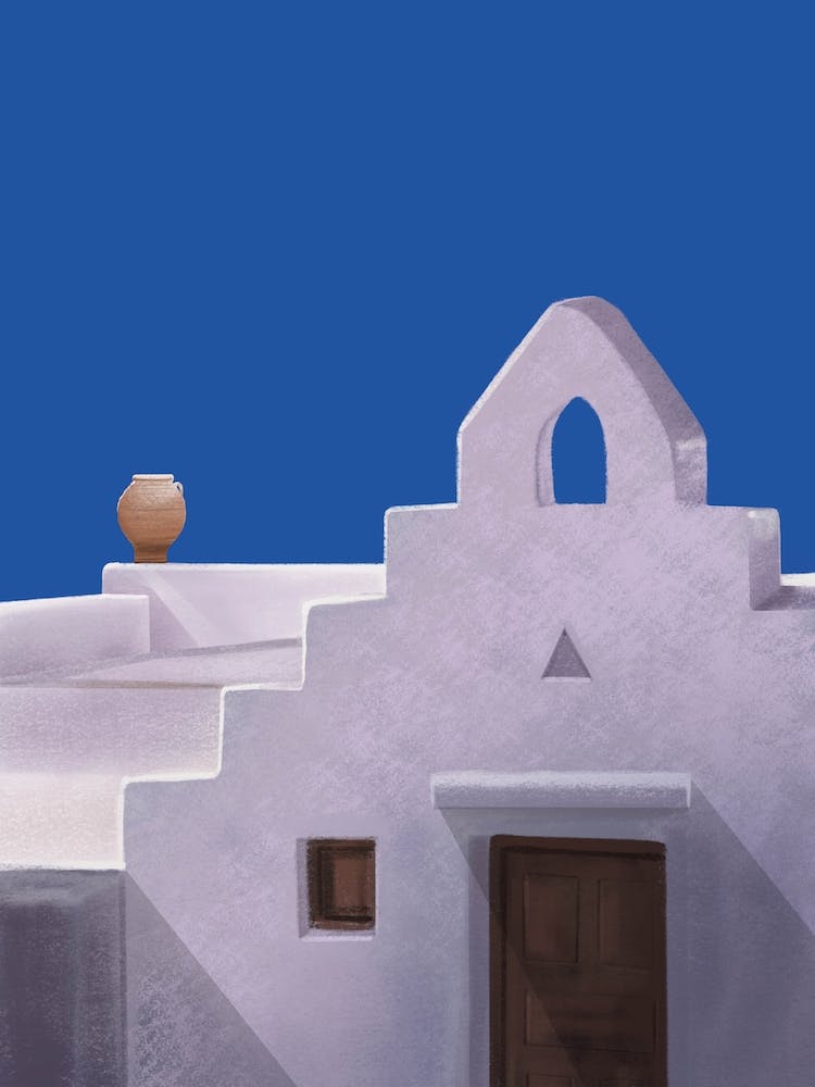 A Play Of Shapes Santorini