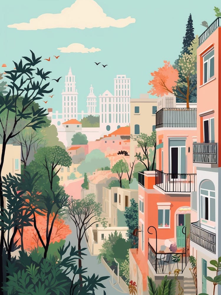 Beirut Lebanon 2 Illustration