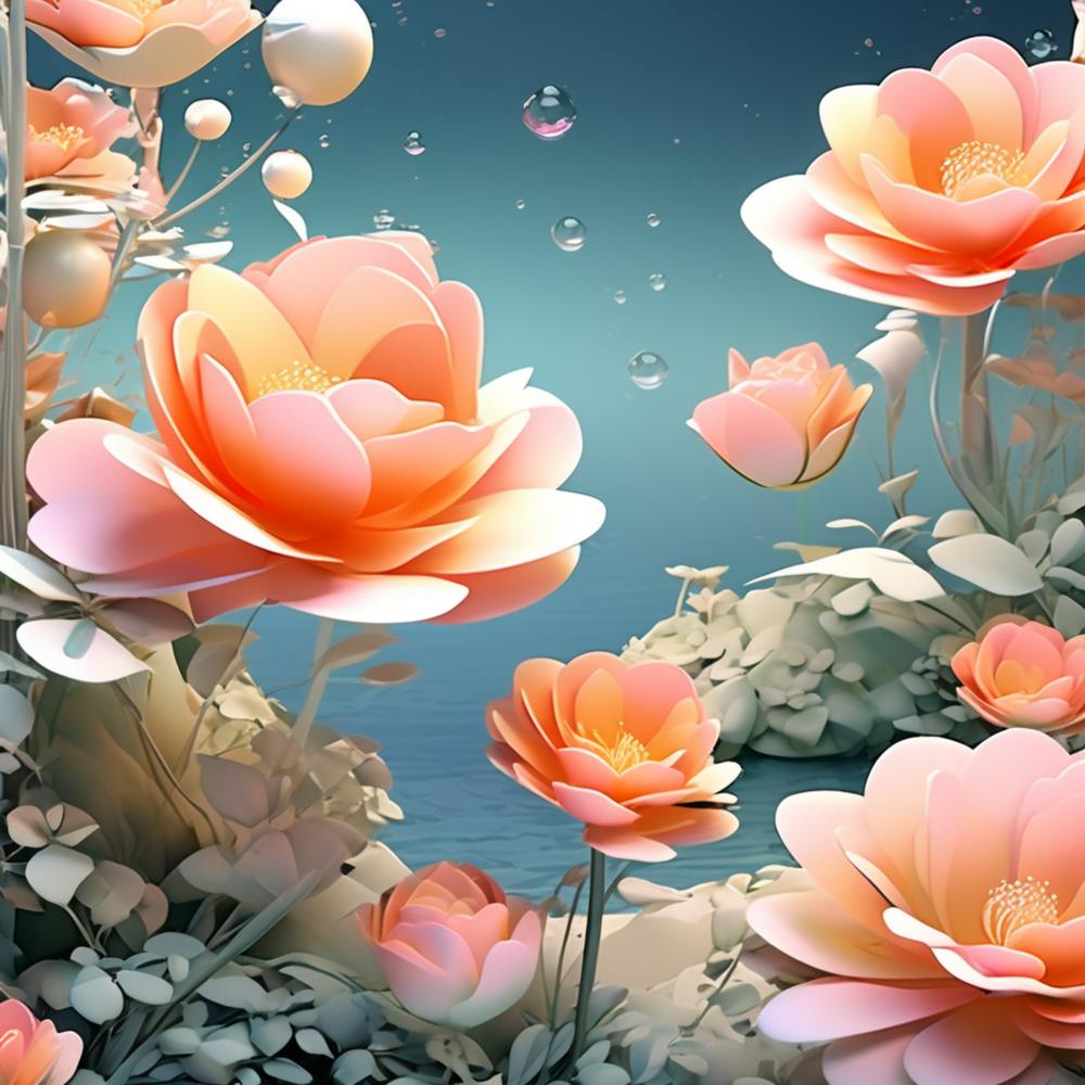 3d Roses
