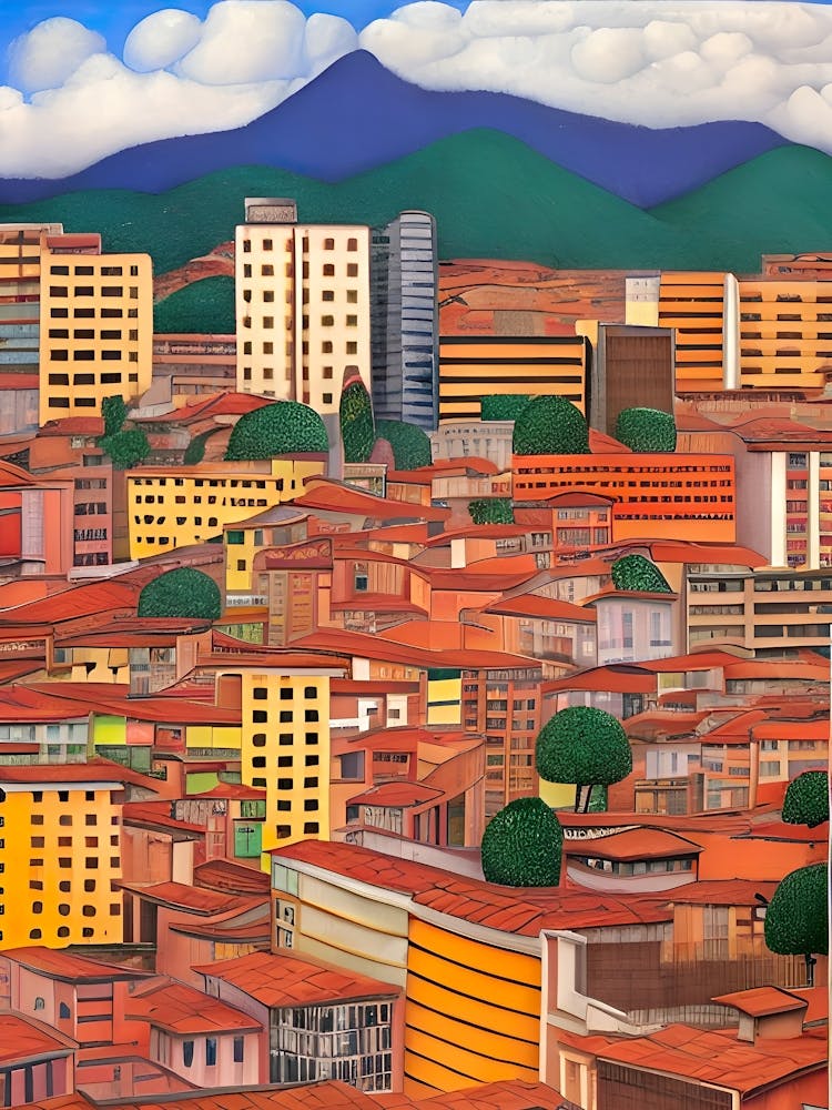 Cityscape Of Colombia