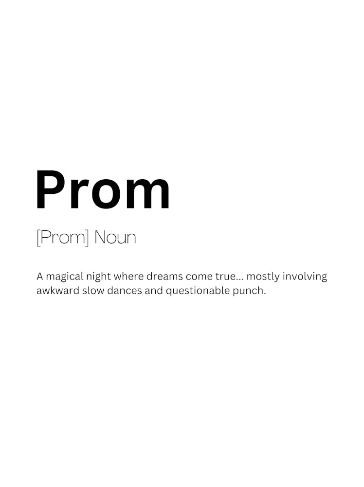 Prom Definition Meaning