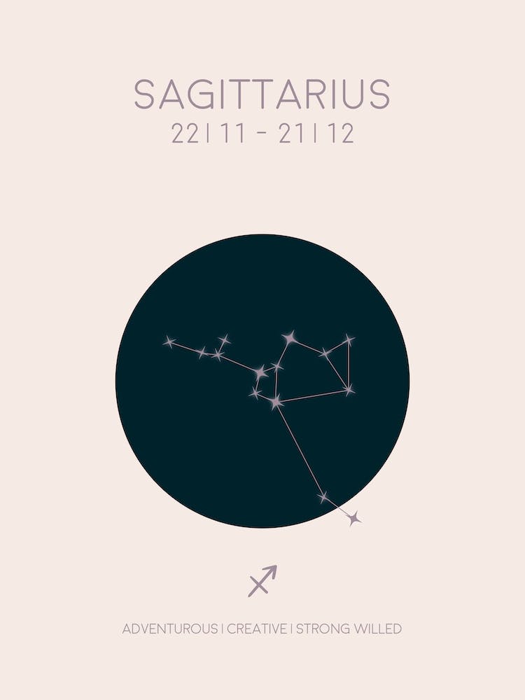 Sagittarius Star Sign In Light