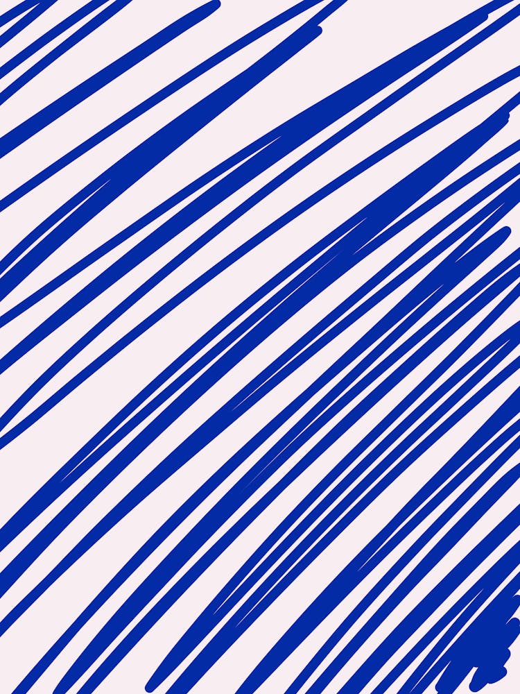 Blue Brush Strokes 1