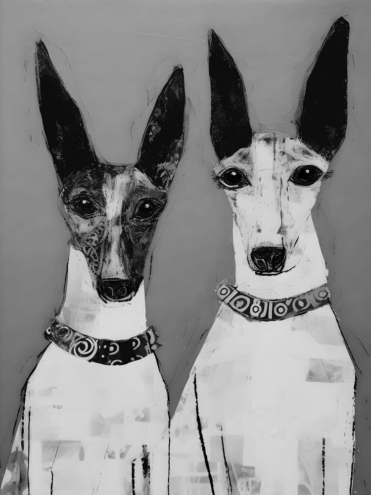 Two Greyhounds