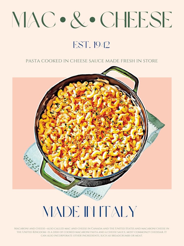 Mac & Cheese Mid Century