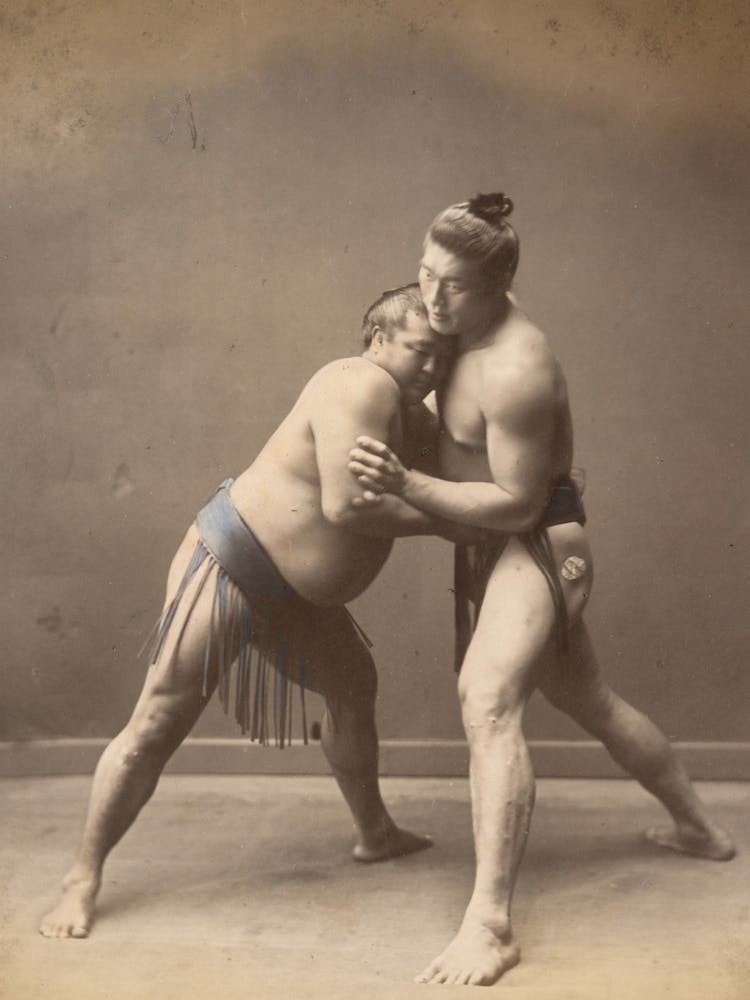 Sumo Wrestlers, 1870
