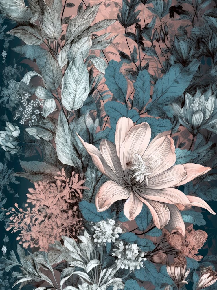 Flowers nature botanical art 3