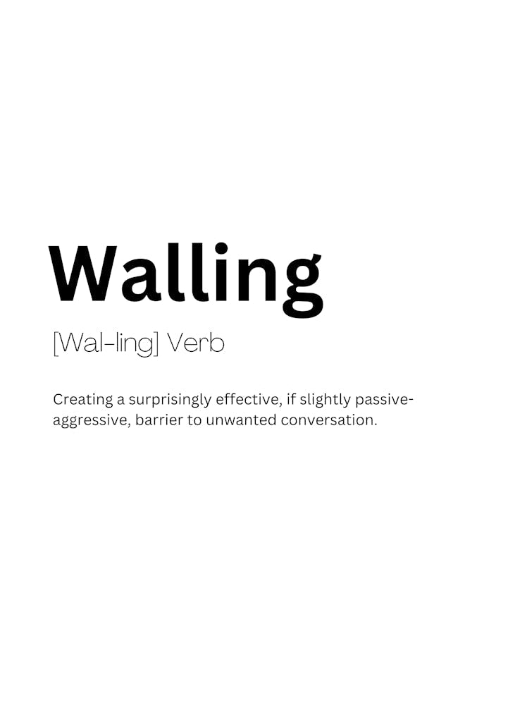 Walling Definition Meaning