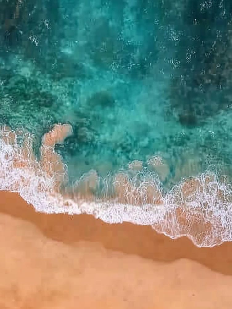 Aerial View Of A Beach