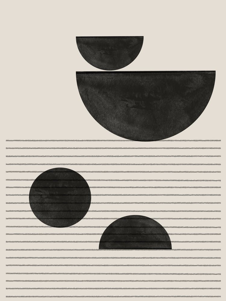 Abstract Shapes, Woodblock