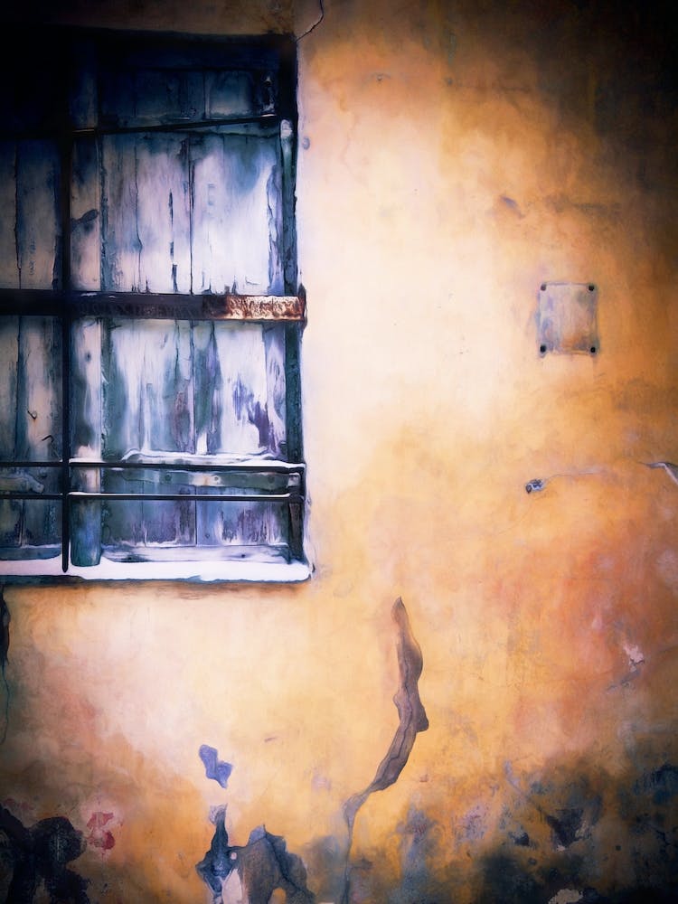 Decaying Shuttered Window Details