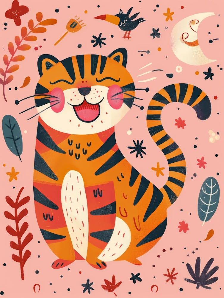 Cartoon Tiger