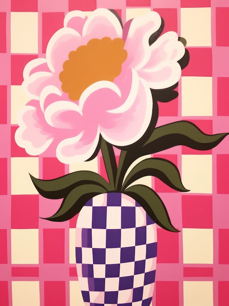 Peonies Flower Vase 4