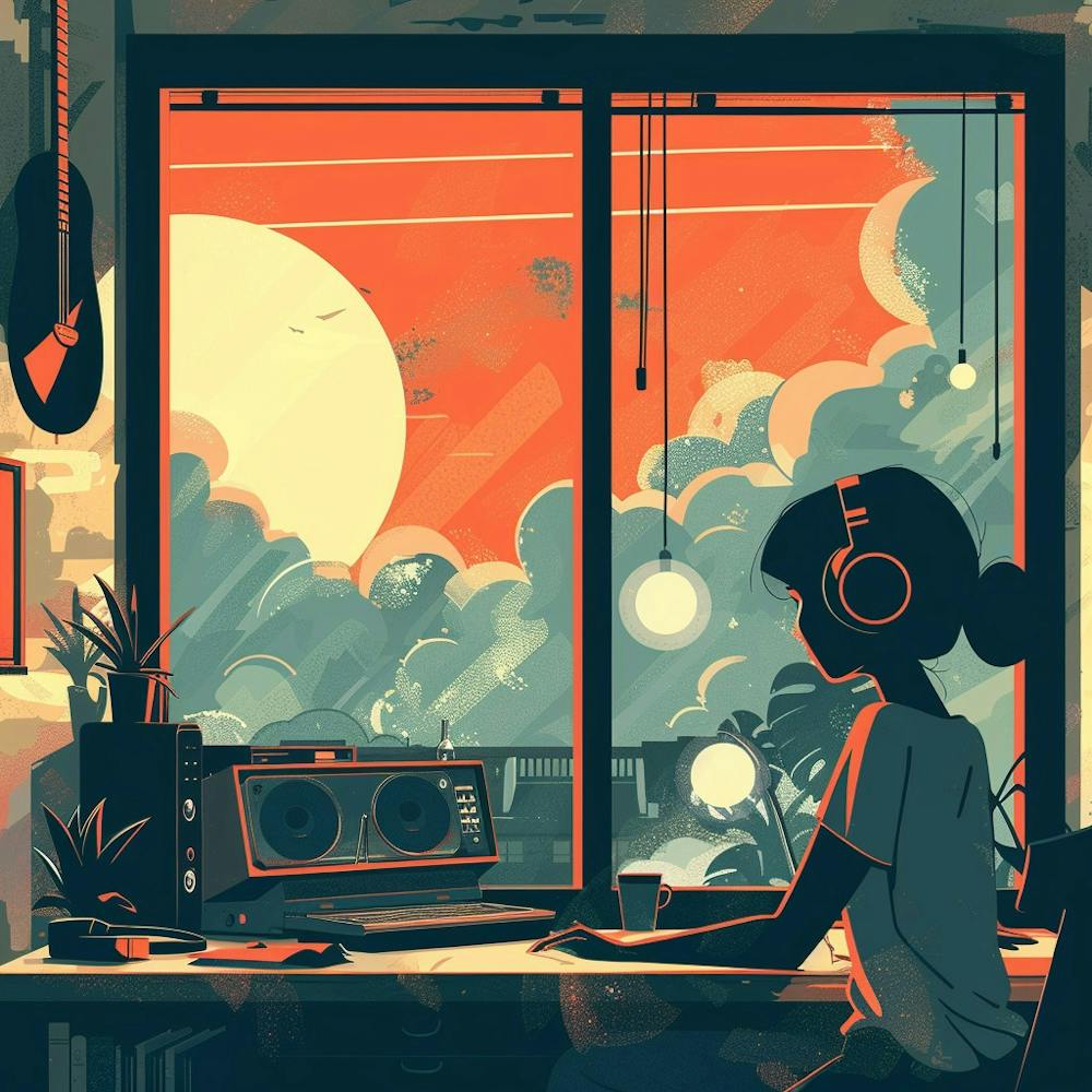 A Flat Design Lofi Illustration 1718804468 3
