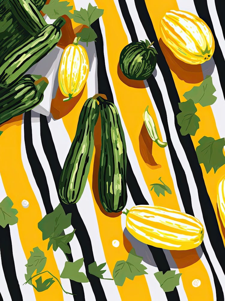 Sommerkürbis Sommerillustration 4