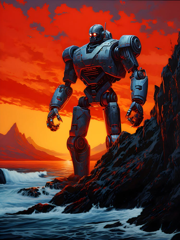 Robot At Sunset 1