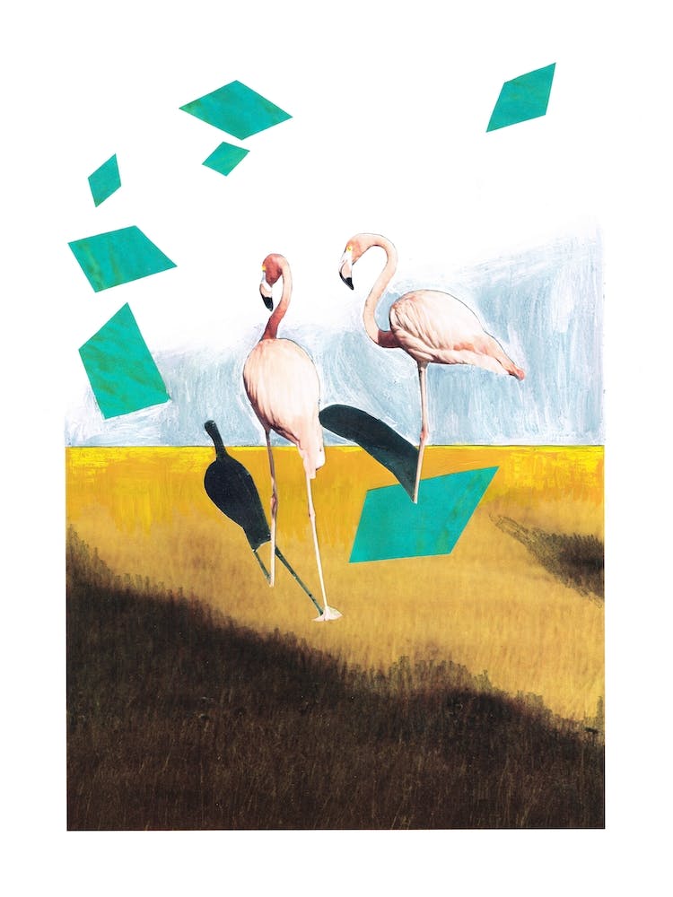 Sois Belle Flamant Rose