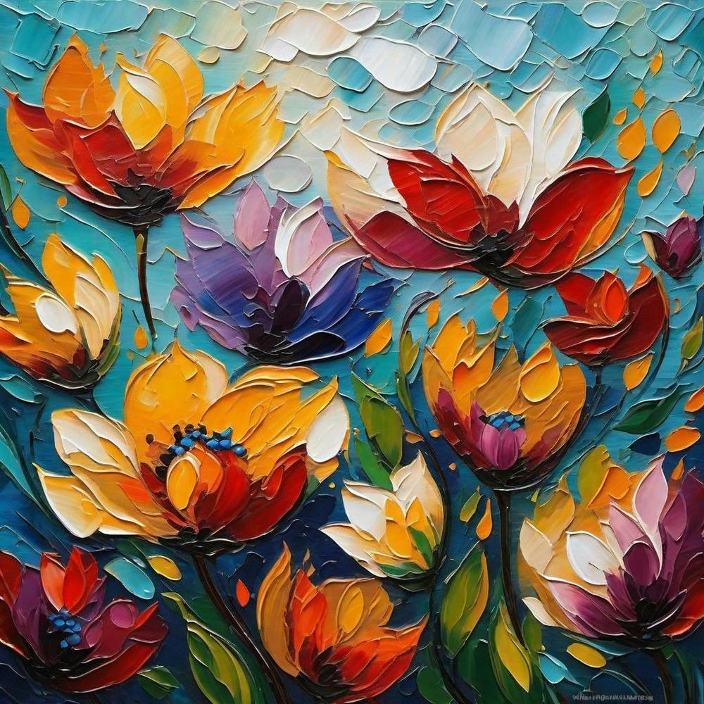 Colorful Flowers 6