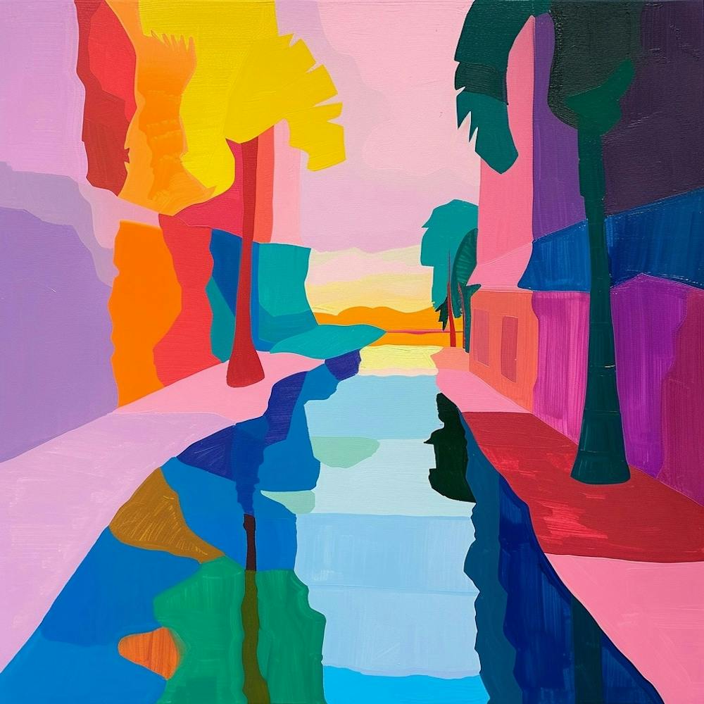 Abstract Travel Collection Caye Caulker Belize 4