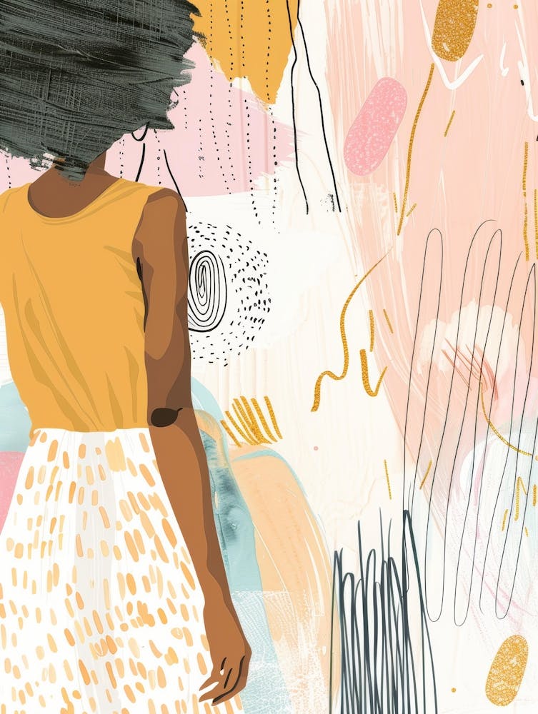 Woman With Afro 1